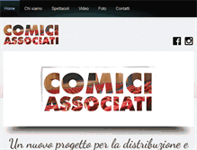 Tablet Screenshot of comiciassociati.it